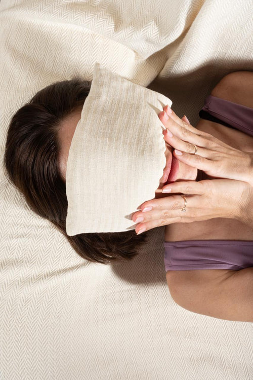 Ishira Lavender Filled Silk Eye Pillow