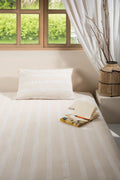 Nivra Single Fitted Sheet Set NATURAL-OATMEAL