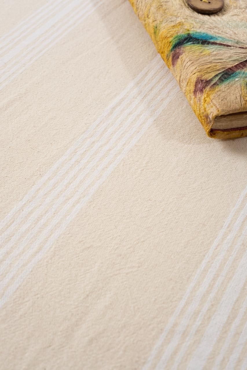 Nivra Double Fitted Sheet Set NATURAL-OATMEAL