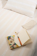 Nivra Single Fitted Sheet Set NATURAL-OATMEAL
