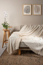 Jalini Double Waffle Throw/Cover