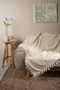 Navya Double Herringbone Throw/Cover