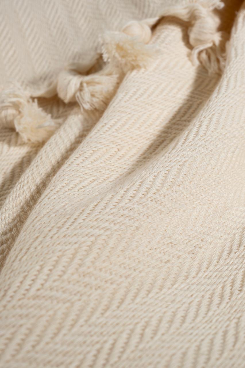 Navya Double Herringbone Throw/Cover