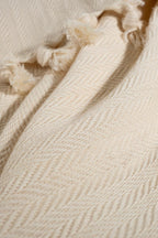 Navya Double Herringbone Throw/Cover