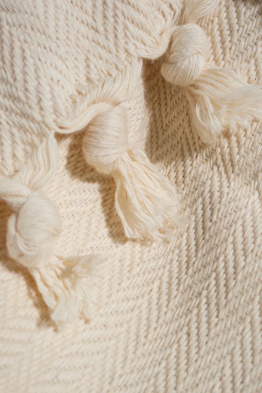 Navya Double Herringbone Throw/Cover